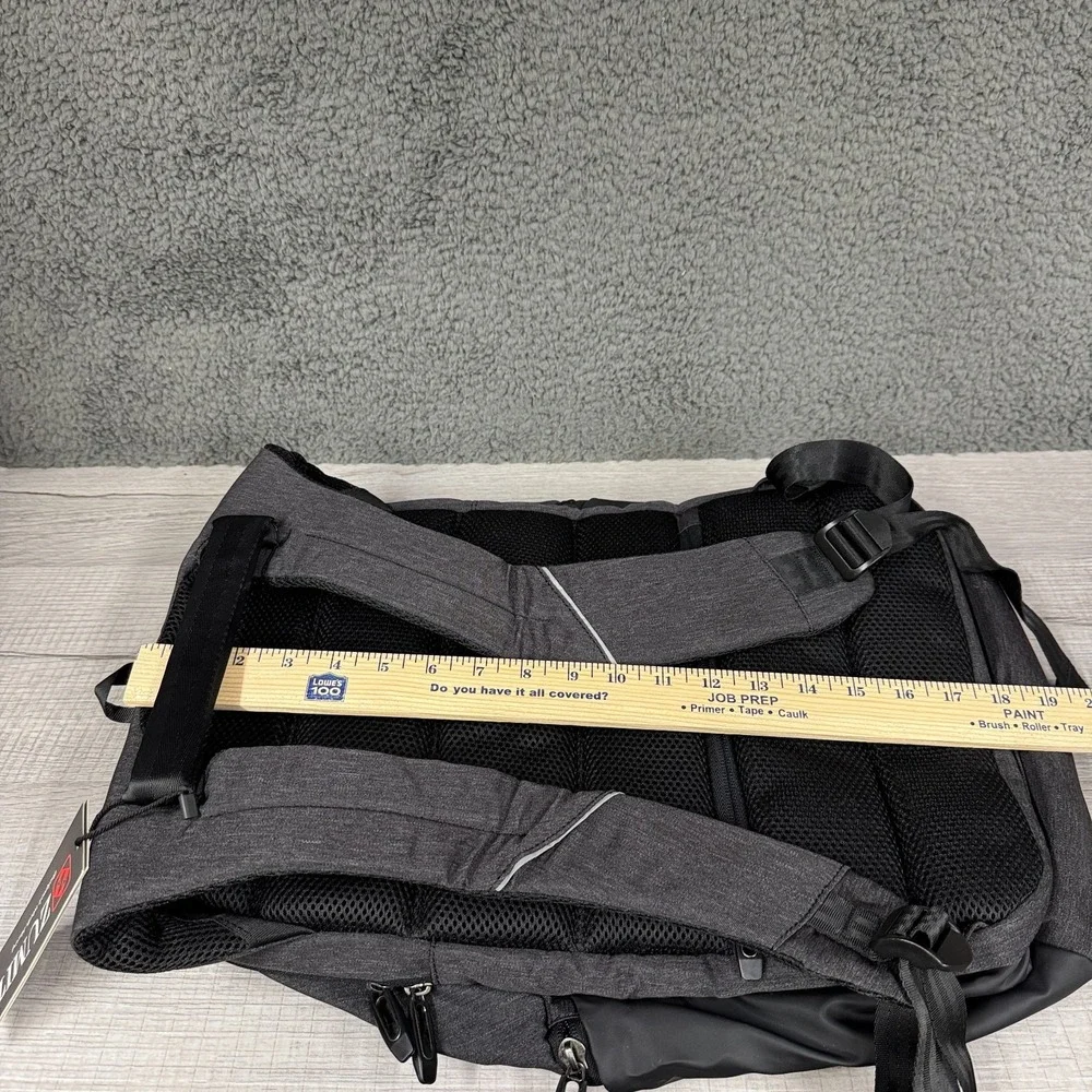 Zumit Backpack Black Gray‎ Travel Laptop Travel School Hiking Outdoor Casual NWT
